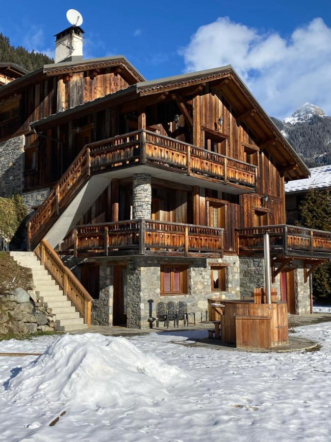 Chalet Des Trappeurs Coeur Vanoise 15 Persons La Plagne Exterior photo