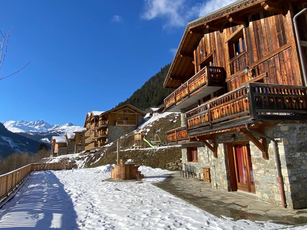 Chalet Des Trappeurs Coeur Vanoise 15 Persons La Plagne Exterior photo