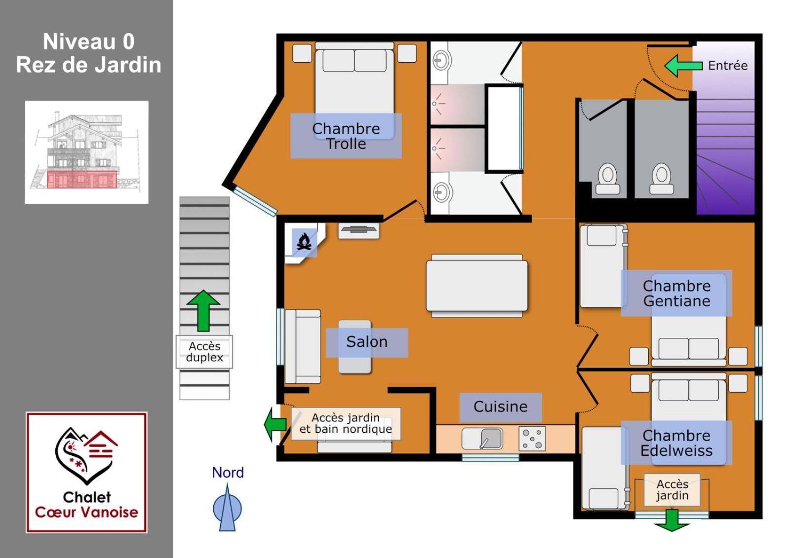 Chalet Des Trappeurs Coeur Vanoise 15 Persons La Plagne Exterior photo